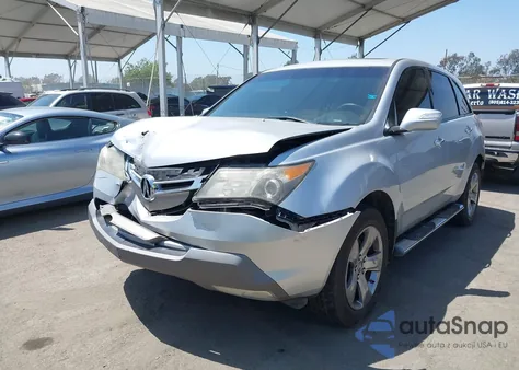 2007 Acura Mdx Sport Package from USA, damaged, VIN 2HNYD28877H536098